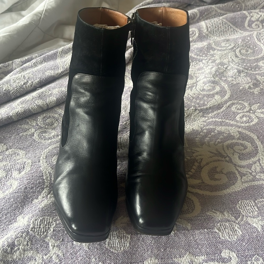 Dries van Noten boots. Size 7.5. Leather and suede.